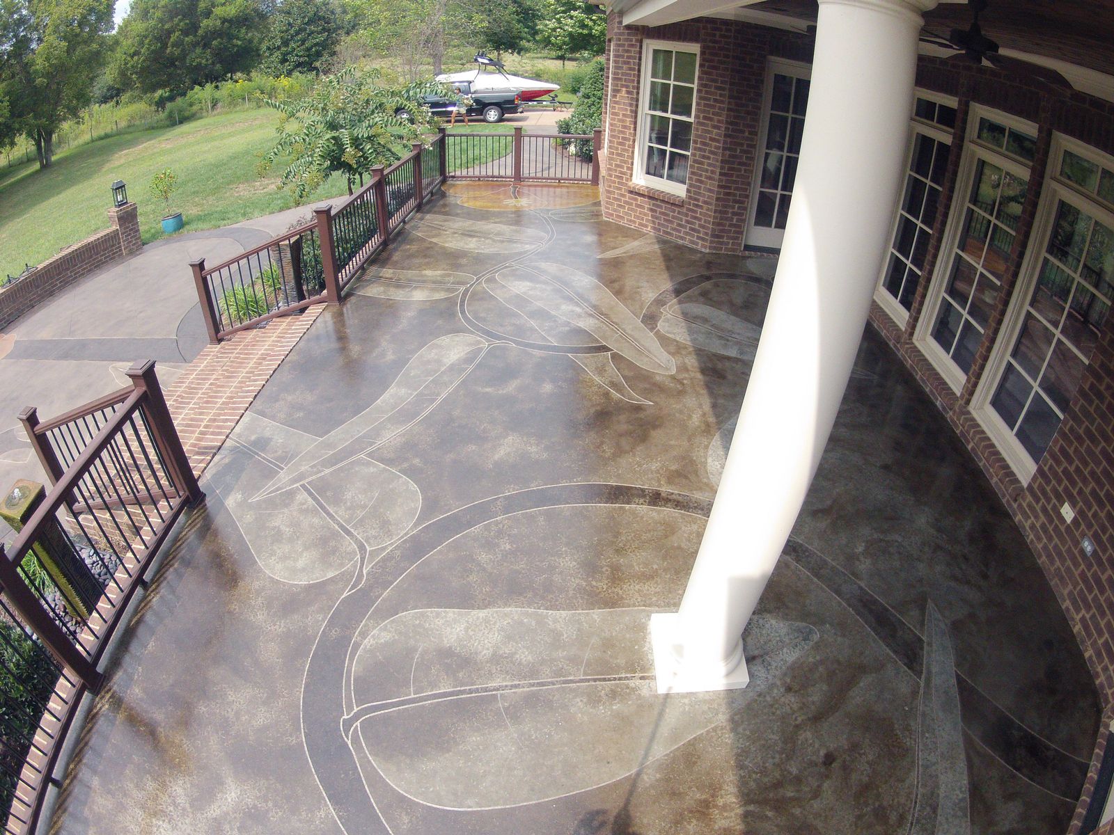 Rick Lobdell Hummingbird Patio - Concrete Decor Magazine