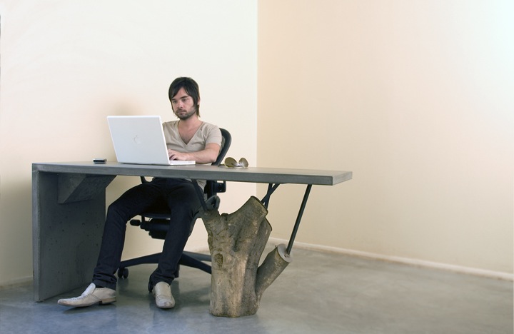 Desk made by Brandon Gore