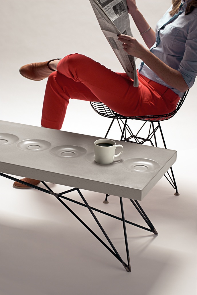 Coffee table created by Brandon Gore