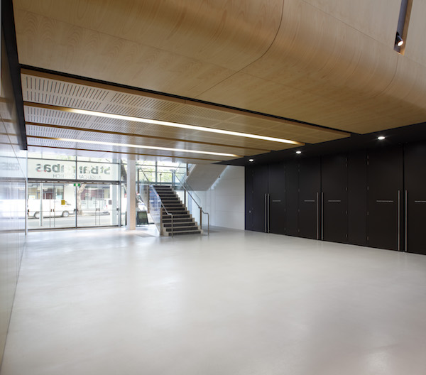 Honestone floor Barnaby's Church Concrete Decor