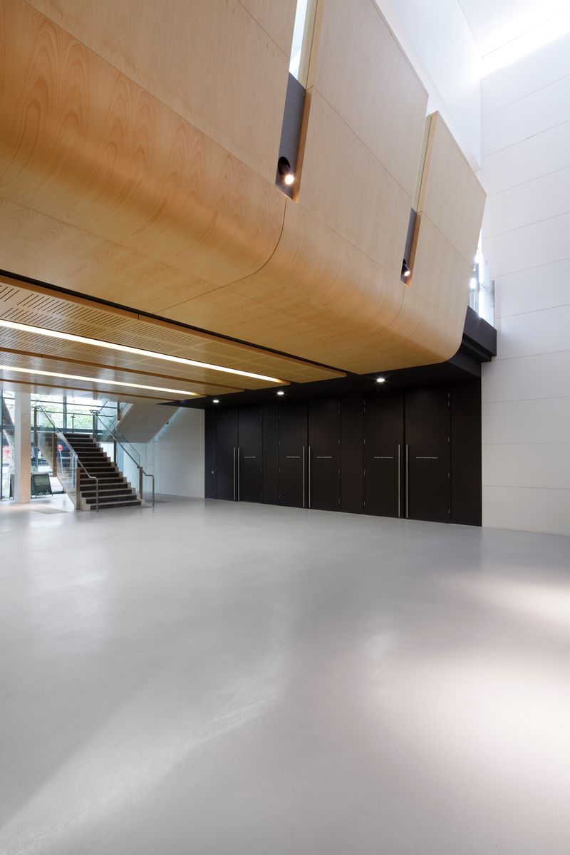 Honestone floor Barnaby's Church Concrete Decor
