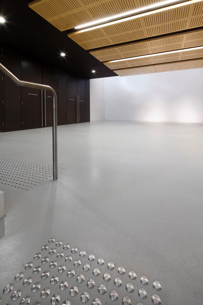 Honestone polished concrete Barnaby's Church Concrete Decor