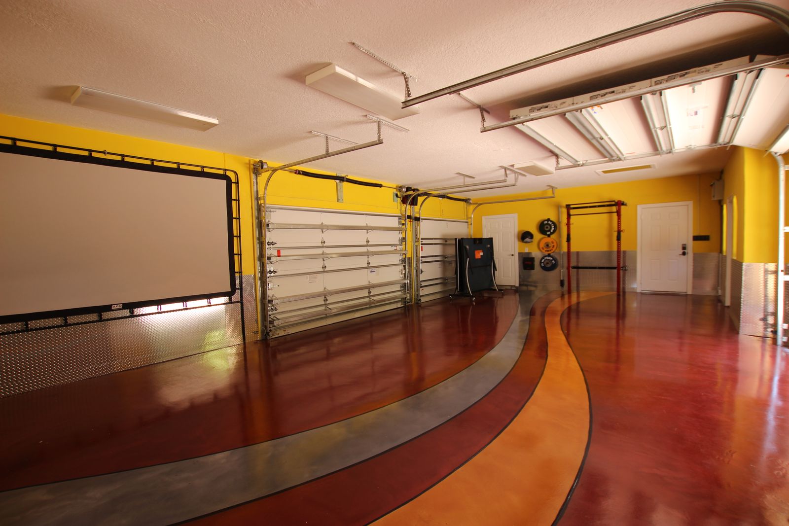 Vanilla Ice Project garage floor