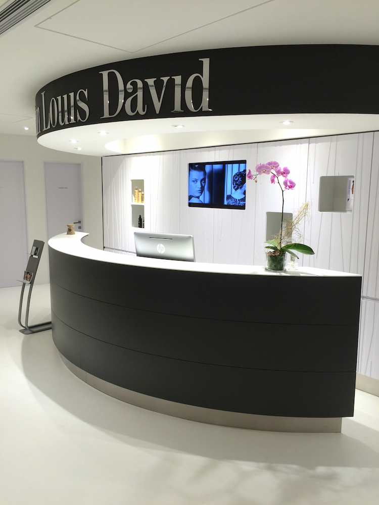Flowcrete white concrete floor