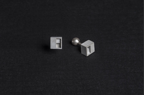 Material Immaterial studio concrete cuff links