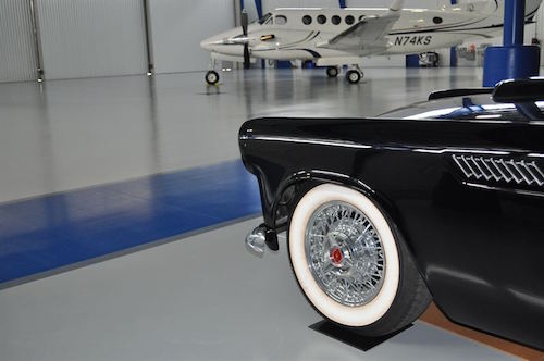 Fogle Aviation floor by Flowcrete