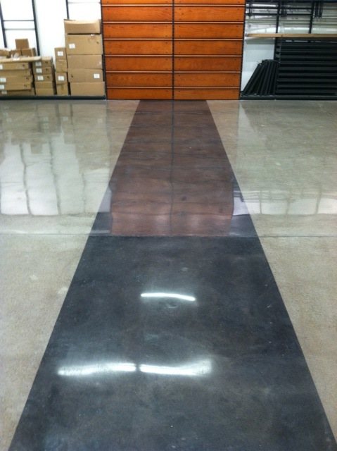 The drive aisle.
