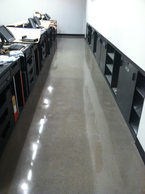 The finished floor. 2