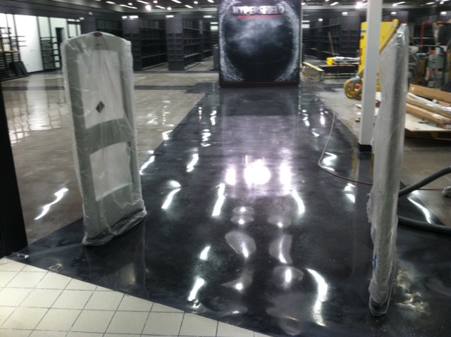 The store entrance