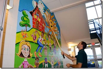 Wearcoat school mural