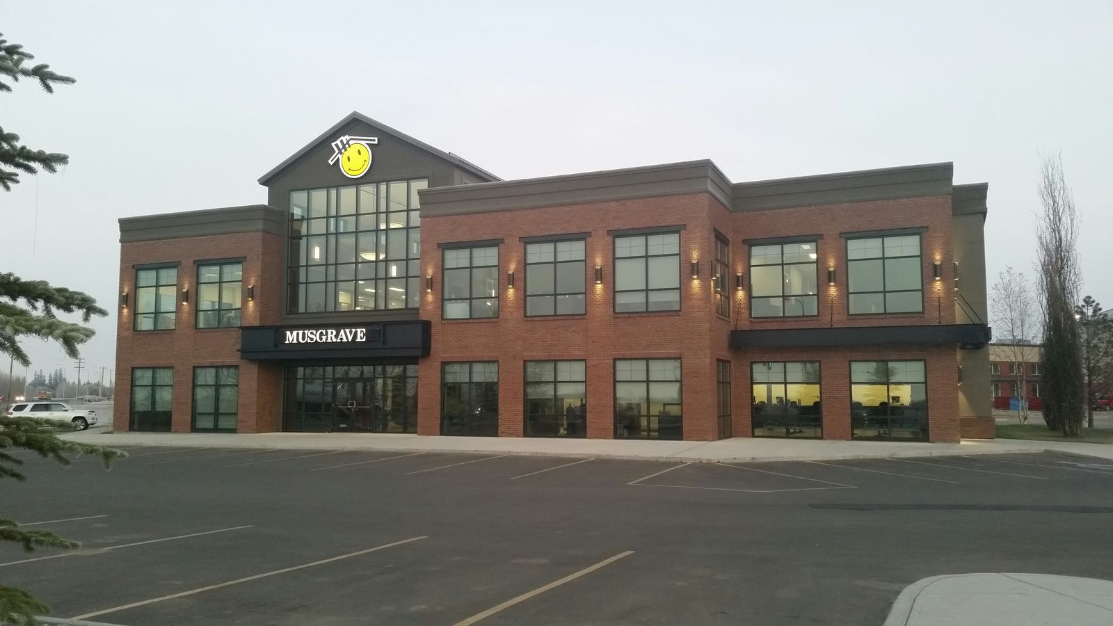 Office building built using ICFs.