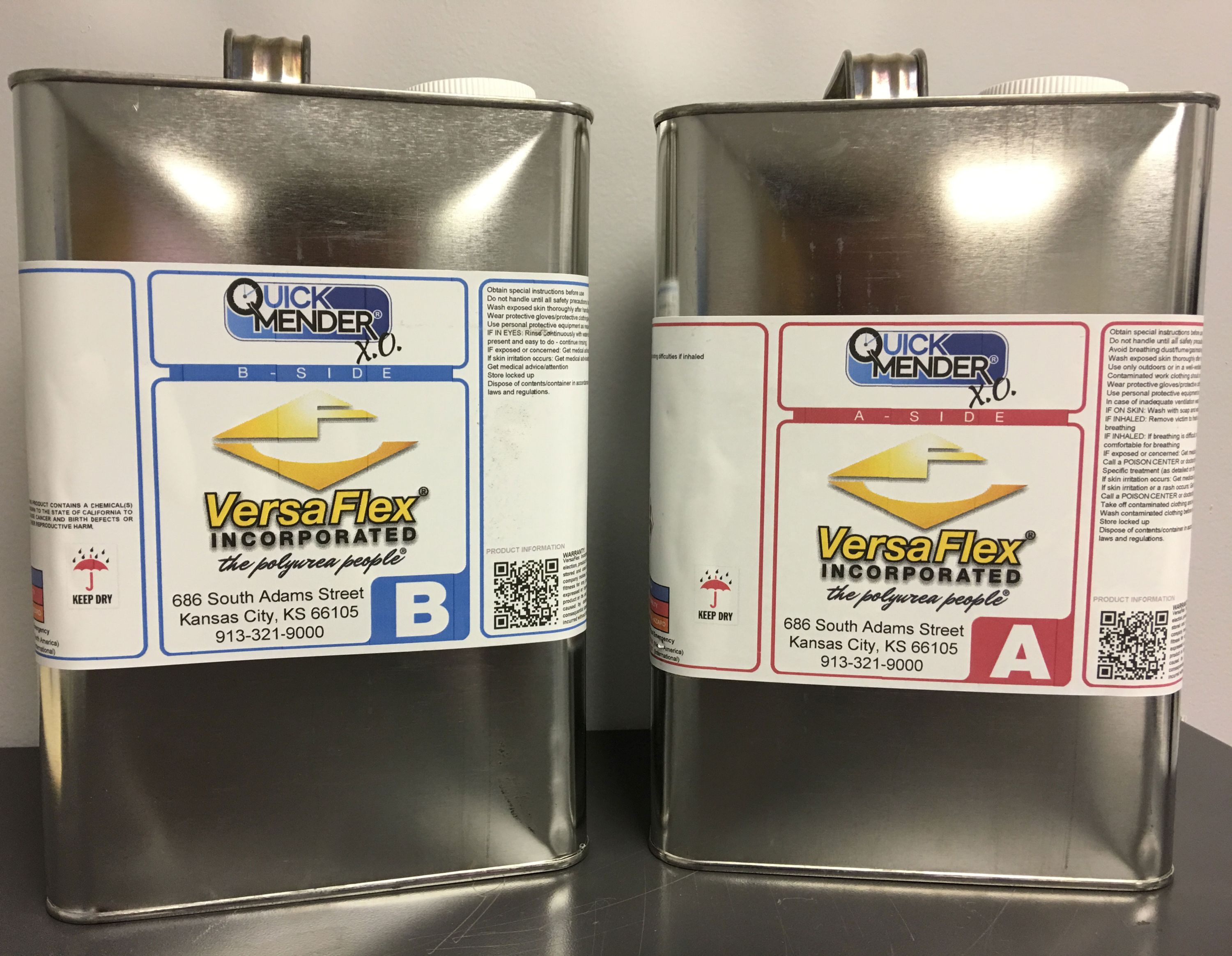 VersaFlex Incorporated, a leading supplier of polyurea coatings, linings, joint fillers, and concrete repair products is proud to announce Quick Mender X.O. Concrete Repair Polymer.