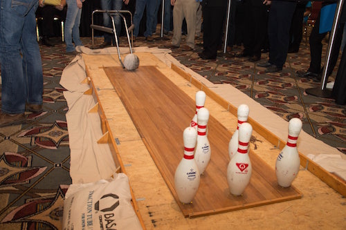 ACI concrete bowling ball competition