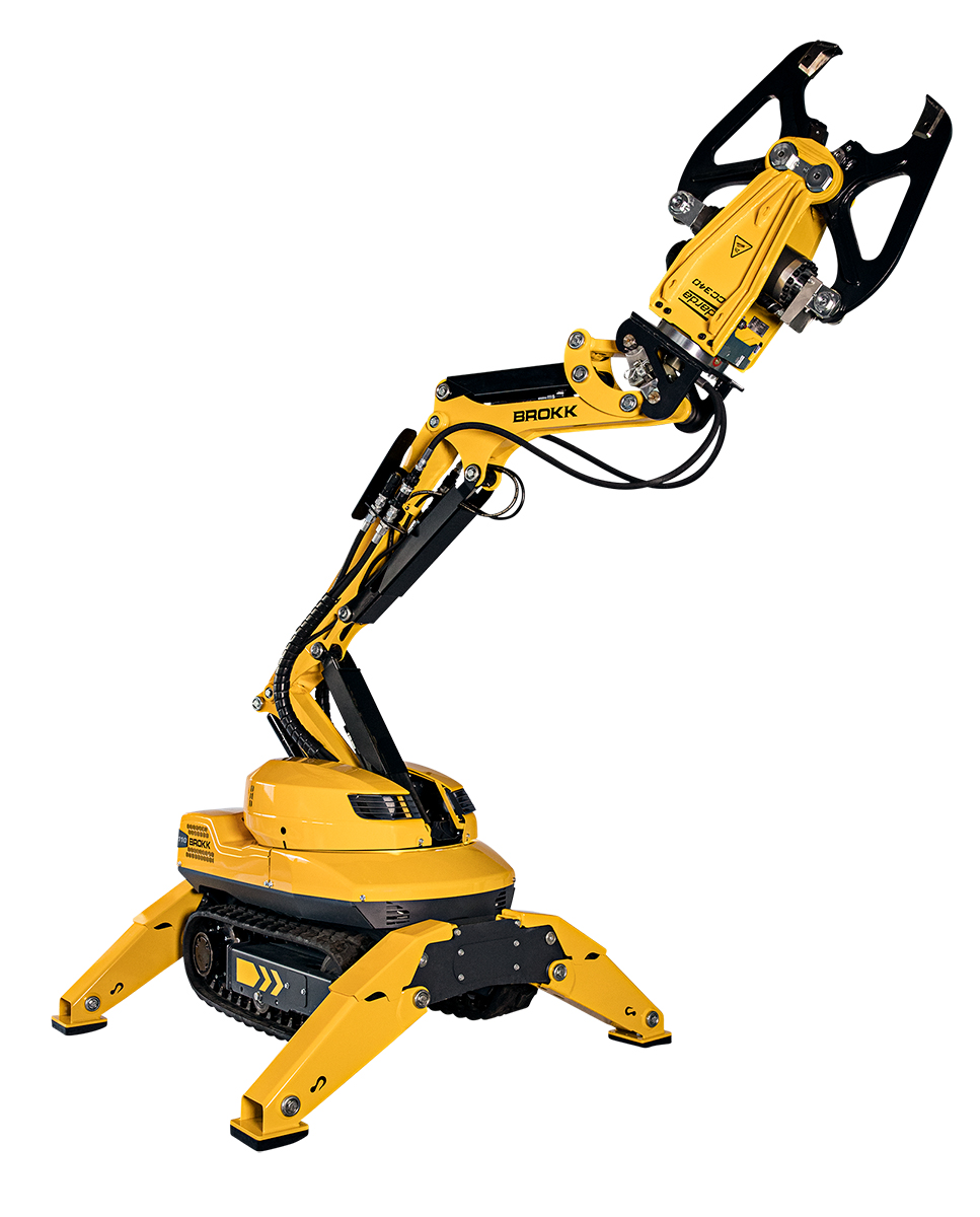 The Brokk 110 includes Brokk SmartPower, the companys all-new electrical system, which optimizes performance based on a number of factors, including power supply quality and ambient temperature. 