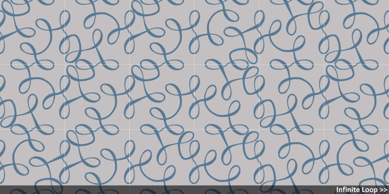 Tesselle Infinite Loop concrete tile