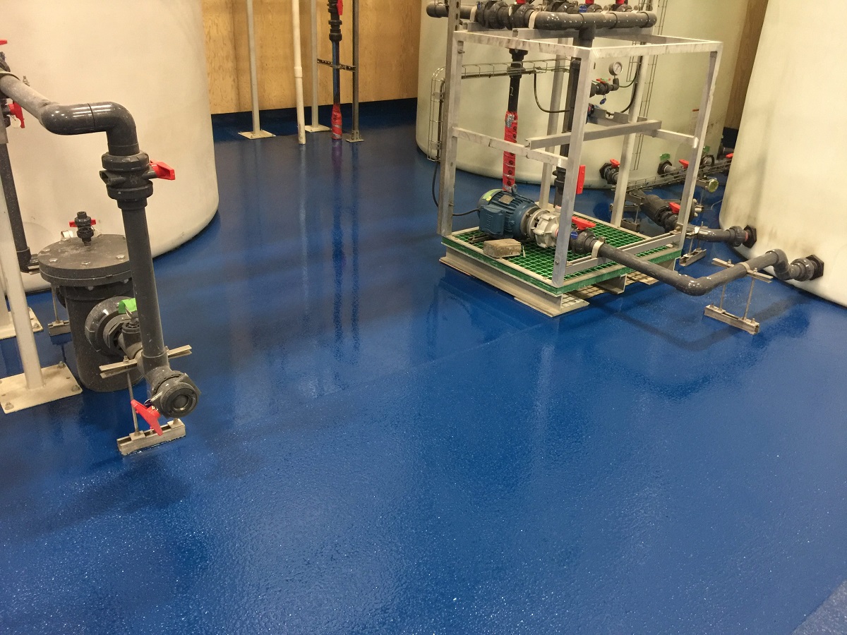 Flowcoat SKN is a 100 solids epoxy Novolac coating system ideal for harsh chemical and solvent resistant applications