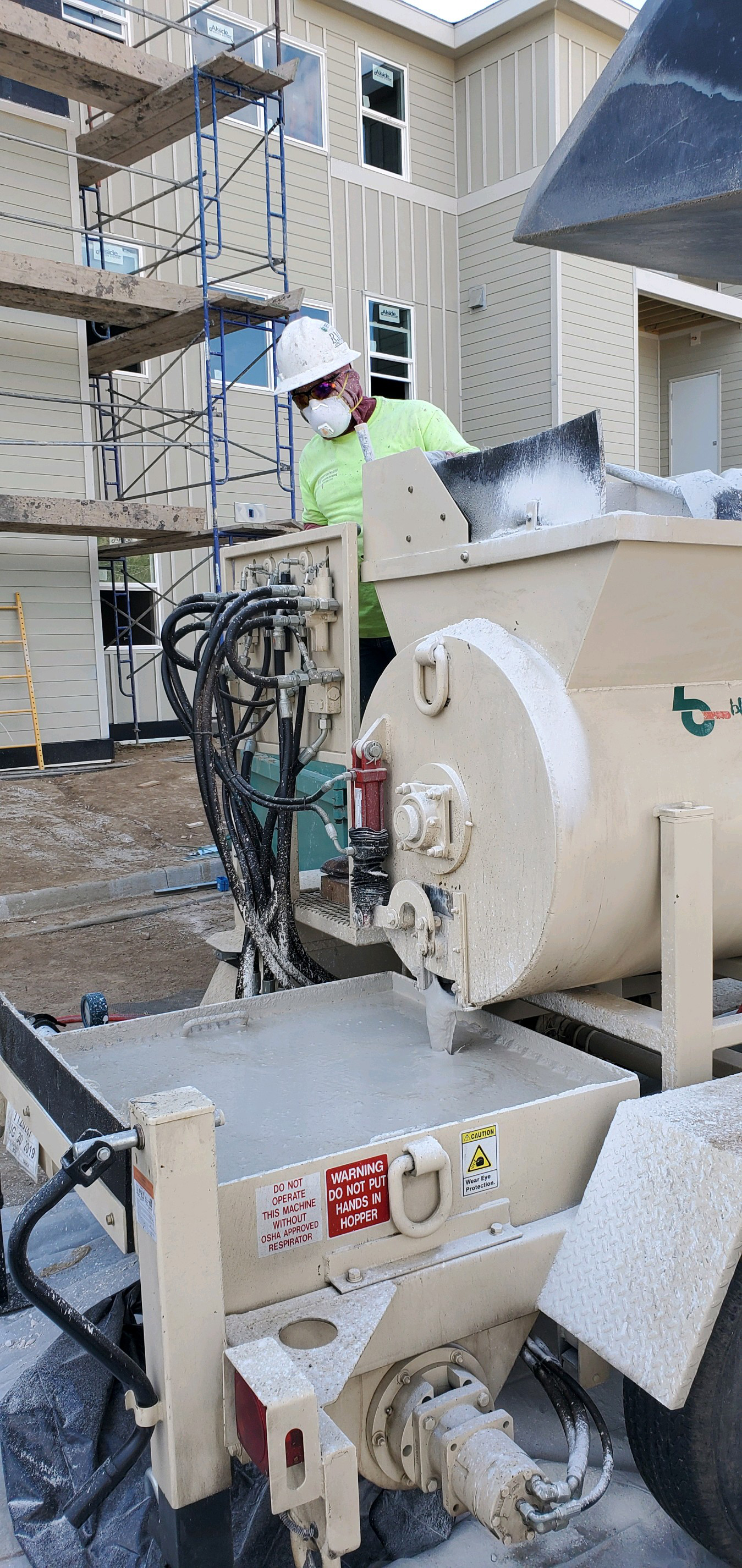 Blastcrete Equipment LLC's RS180 Mixer-Pump is a user-friendly, economical option for gypsum flooring underlayment, grouting, cellular concrete and some wet shotcrete applications.