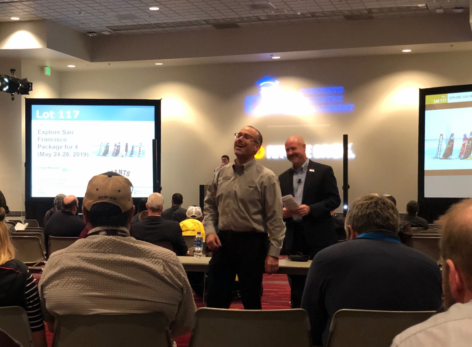 CIM auction at World of Concrete
