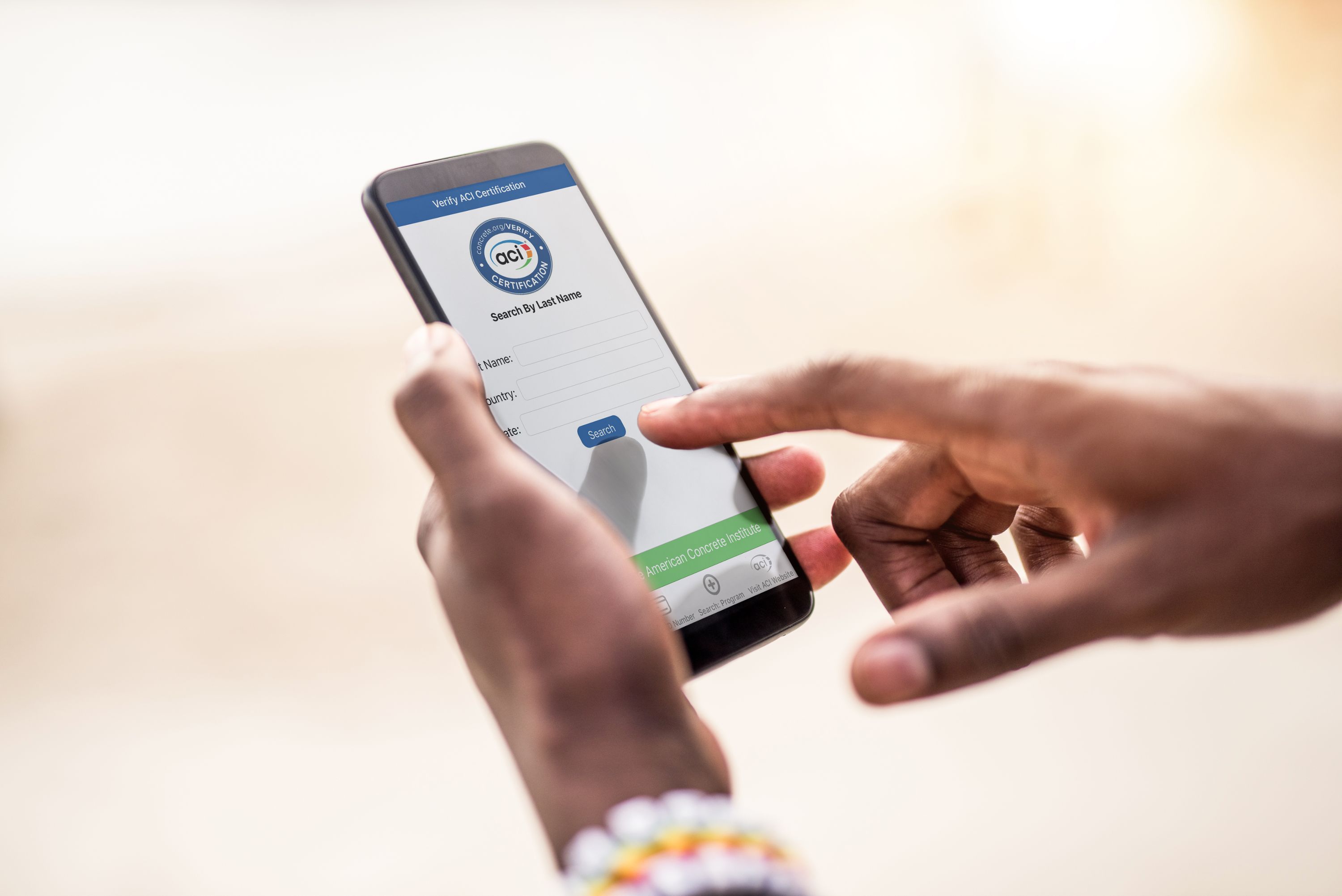 ACI Certification App