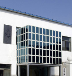 solar film on concrete