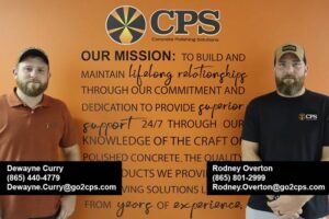concrete polishing contractors are new hires at CPS