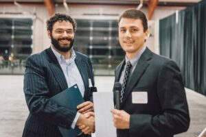 Thomas Glenn receives Gaining Strength Award from ASCC in 2020.