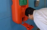 Optiwash eyewash station by Justrite