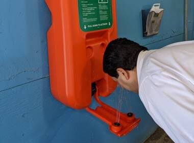 Optiwash eyewash station by Justrite