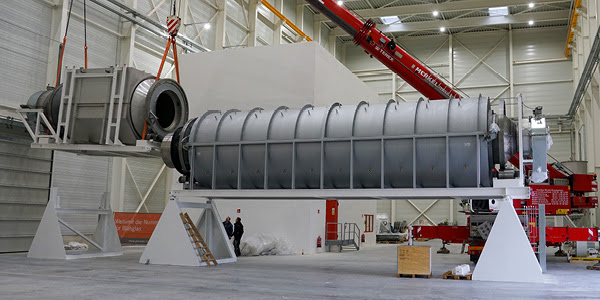 Poraver Installs Rotary Kiln