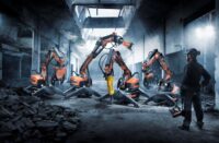 The new range of DXR Robots for demolition from Husqvarna offer more power and more control, which means users can take their skills to a whole new level.