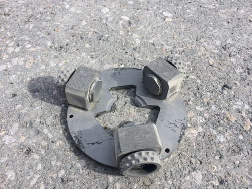 HTC Ravager exposes aggregate, removes thick coatings