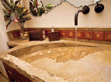 concrete sink