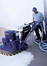 The decorative concrete industry are split between the benefits of roughing the surface mechanically or chemically,