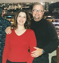 Mike & Vicki Meursing owners of Versatile Building Products manufacturers of finishes for concrete, decks, and other surfaces.