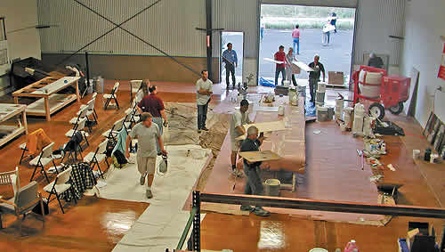 Colormaker workshop - When all was said and done, they went home with an invigorated idea of how color and form can turn concrete into works of art.