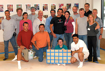 Colormaker workshop - With Jones easygoing teaching style setting the tone, the students felt comfortable not just practicing what they had learned
