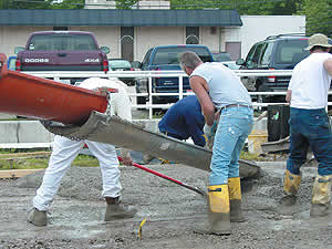 Water Reducers - A higher ratio of water to cement will reduce strength, durability and abrasion resistance while increasing shrinkage and cracking potential