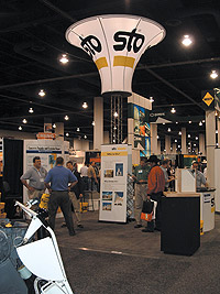 Sto concrete exhibit at the World of Concrete 2005