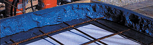 BonTool Bonway Forms - The seashell concrete countertop form, for its part, was made with real seashells glued to cut coral. It leaves raised impressions of common seashells and looks vaguely like a fossil bed.