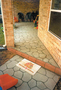 Symons Decorative Division - To upgrade plain, damaged or stained concrete, Symons offers its Spray-Rite system, a polymermodified cement system that provides a thinset surface in a variety of colors and pattern templates.