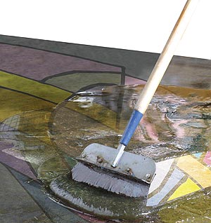 Cleaning Concrete - Photographs courtesy of Franmar Chemicals