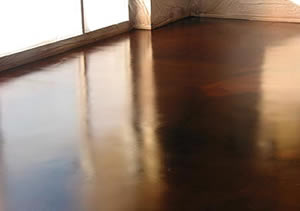 Densifiers reduce the porosity in the concrete that slows moisture penetration. Photograph courtesy of SealSource