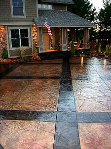 Concrete Control Joints Tooled joints in stamped concrete. Photo courtesy of QC Construction Products. If jointers have difficulty cutting a straight path, this tool is designed to give them a straight path to follow, says Ferch. "The Torpedo Groover makes a beginner cut joints like a pro. You have to really try for it not to go perfectly straight.