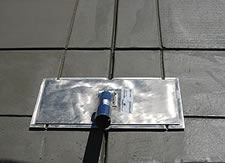 Concrete Control Joints The butterfly groover. Photo courtesy Slip Industries. Another tool that's very handy to have when it comes to cutting control joints is the Torpedo Groover from Slip Industries. 