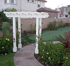 The company has also installed a concrete pool, fountain, driveway and pour-in-place countertop for an outdoor BBQ on the customer's property.