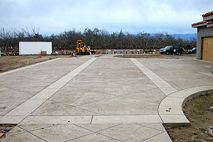 Organizing and chalking a project leads to a successful decorative driveway with no mistakes or delays.