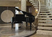 Discover how one artisan, Vince Schrementi from Everlast Concrete, using Bomanite products, designed a stunning home interior. In this video you will see how versatile concrete is and how it can be shaped and colored for most any practical application in a home. See the beautiful floor design, intricate wall patterns and the stunning fireplace. Additionally, there are concrete countertops, stairs and walls.
